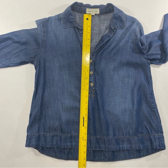 Cloth & Stone chambray shirt - Picture 6 of 8